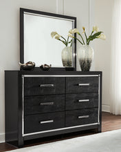 Load image into Gallery viewer, Kaydell King Panel Bed with Storage with Mirrored Dresser, Chest and 2 Nightstands
