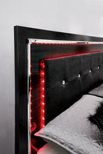 Load image into Gallery viewer, Kaydell King Panel Bed with Storage with Mirrored Dresser, Chest and 2 Nightstands
