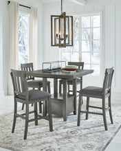 Load image into Gallery viewer, Hallanden Counter Height Dining Table and 4 Barstools
