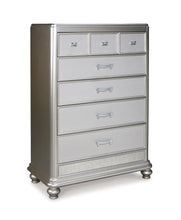 Load image into Gallery viewer, Coralayne Queen Upholstered Bed with Mirrored Dresser and Chest
