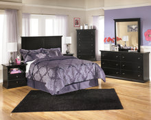 Load image into Gallery viewer, Maribel Full Panel Headboard with Mirrored Dresser, Chest and 2 Nightstands
