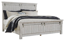 Load image into Gallery viewer, Brashland Queen Panel Bed with Mirrored Dresser
