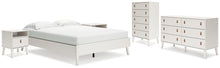 Load image into Gallery viewer, Aprilyn Queen Platform Bed with Dresser, Chest and 2 Nightstands
