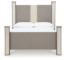 Load image into Gallery viewer, Surancha Queen Poster Bed with Mirrored Dresser
