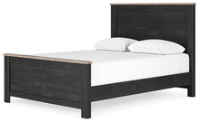 Load image into Gallery viewer, Nanforth Queen Panel Bed with Mirrored Dresser and 2 Nightstands
